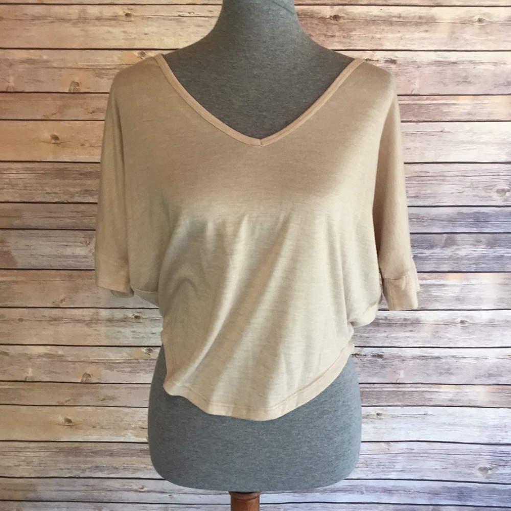 Tan Crop Top